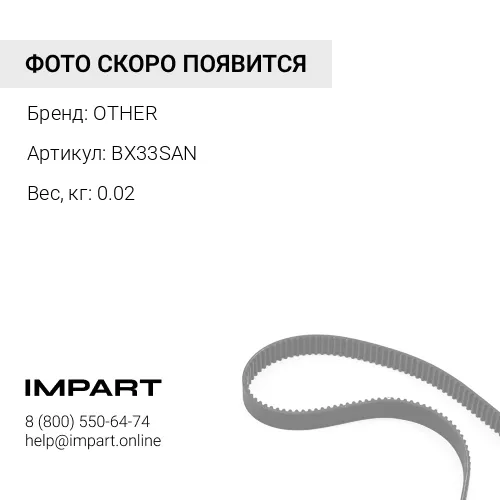BX33SAN Ремень клиновой (04120-21735) OTHER
