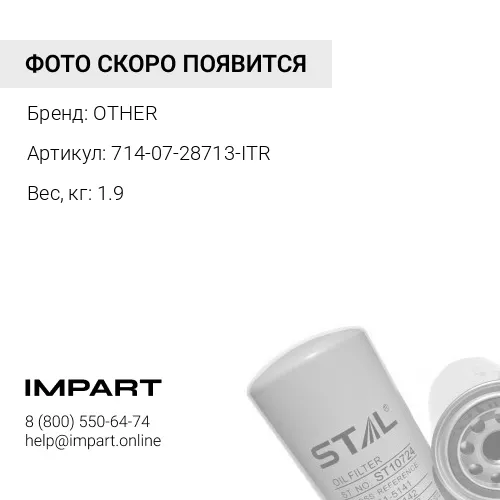 714-07-28713-ITR ФИЛЬТРУЮЩАЯ КАССЕТА ДЛЯ МАСЛА (714-07-28712) OTHER