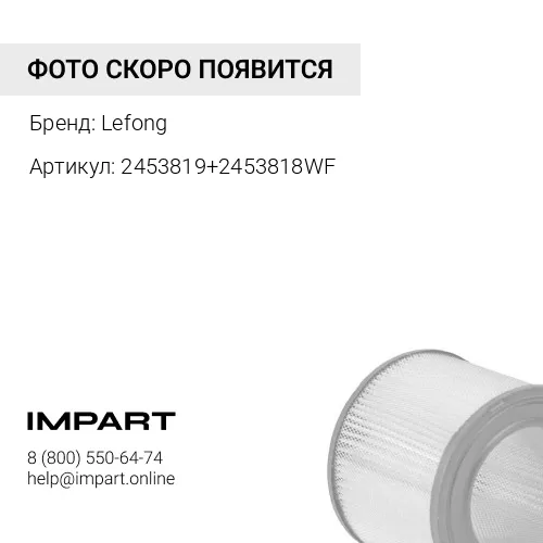 2453819+2453818WF Воздушный фильтр Lefong