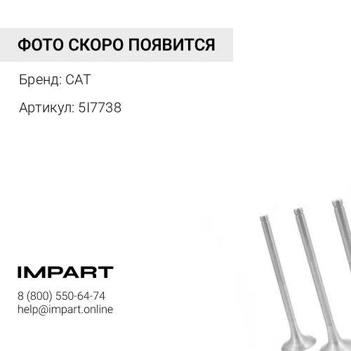 5I7738 Клапан впускной CAT