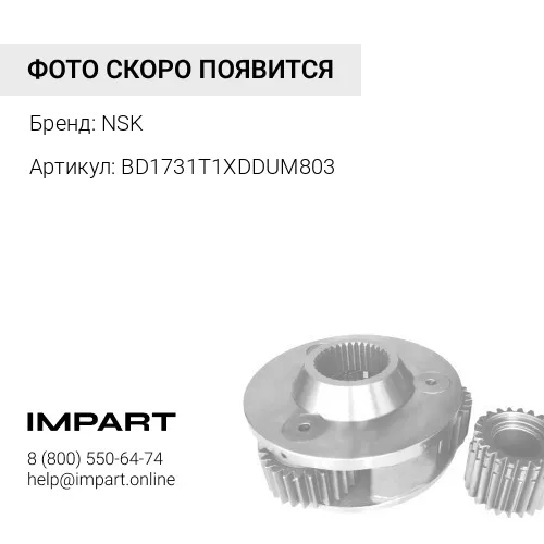 BD1731T1XDDUM803 Подшипник 17/40/17,5 NSK