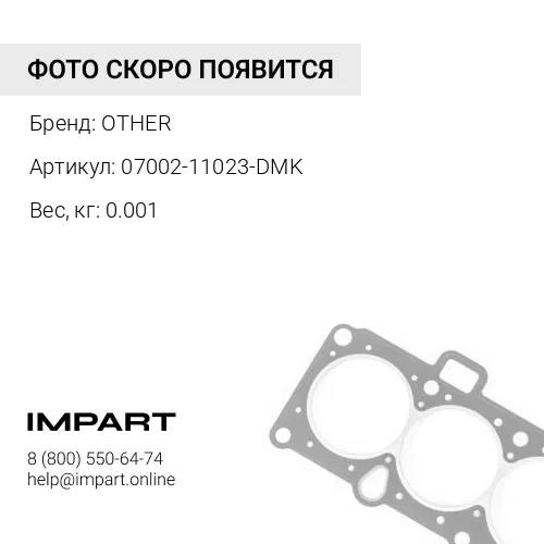 07002-11023-DMK УПЛОТНИТЕЛЬНОЕ КОЛЬЦО OTHER