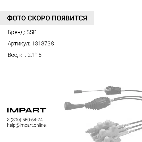 1313738 Наконечник рул. тяги прав SSP
