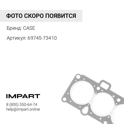 Плавающее уплотнение (доукон) 69745-73410 Case CASE