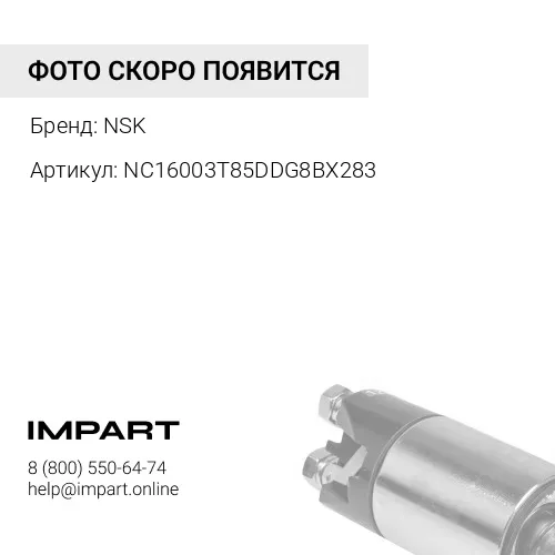 NC16003T85DDG8BX283 Подшипник генератора с тефлоновыми кольцами NSK