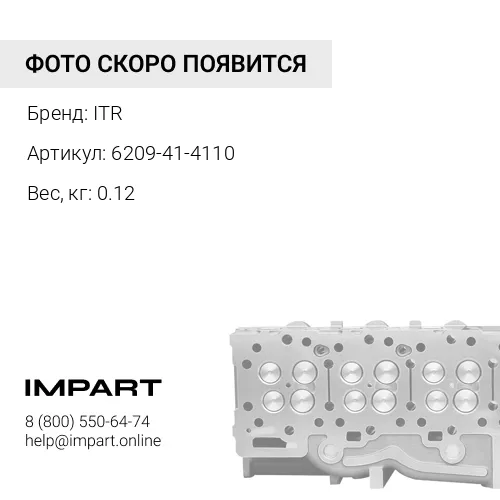 6209-41-4110 Клапан впускной ITR