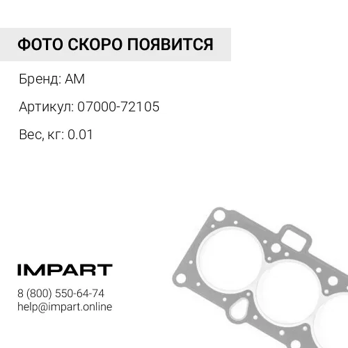 07000-72105 Кольца уплотнительные AM