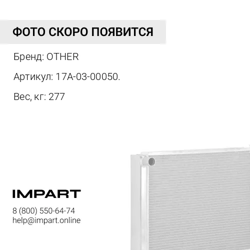 17A-03-00050. РАДИАТОР OTHER