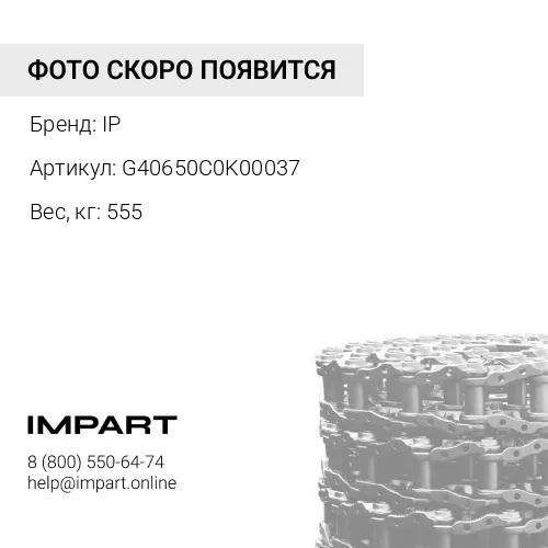 G40650C0K00037 ЛЕНТА ГУСЕНИЧНАЯ 37L (КРЕПЁЖ 3/4") 144-32-00050 IP