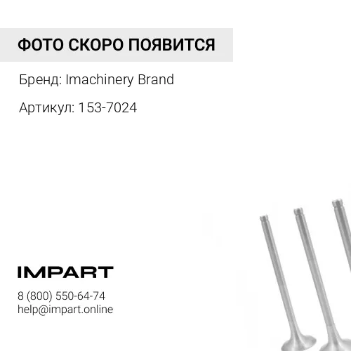 153-7024 Клапан выпускной 153-7024/490-7200/289-9231/464-4668