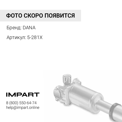 5-281X Крестовина 49,3x191.8 мм 5-281X Spicer обслуживаемая DANA