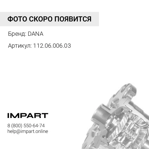 112.06.006.03 Шестерня коронная 112.06.006.03 DANA DANA