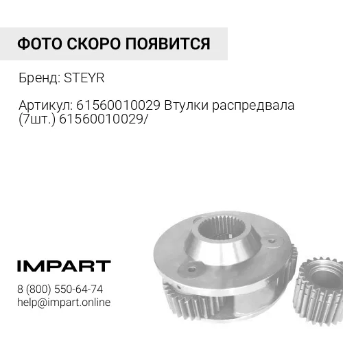 61560010029 Втулки распредвала (7шт.) 61560010029/612600010990 STEYR