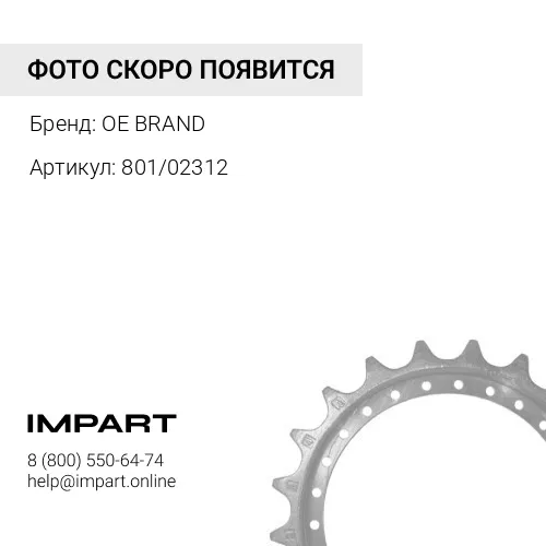 801/02312 Палец поворт сегмента нижний OE BRAND