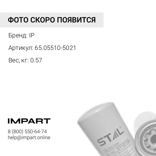 65.05510-5021Фильтр масляный IP
