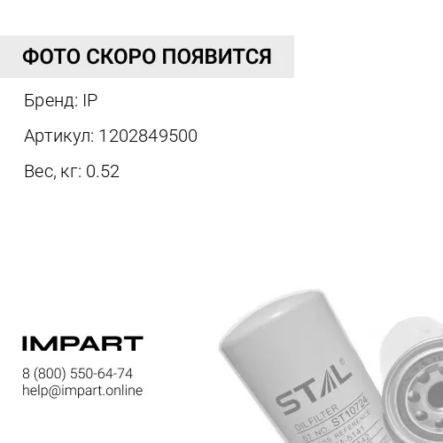 1202849500Фильтр масляный IP