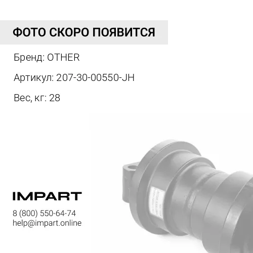 207-30-00550-JH КАТОК ПОДДЕРЖИВАЮЩИЙ С ГОЛЫМ ВАЛОМ OTHER