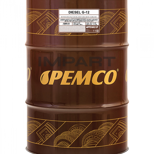 Масло моторное DIESEL G-12 PEMCO 10W-30 SHPD (208 литров)