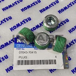 07043-70415 ПРОБКА-ЗАГЛУШКА KOMATSU