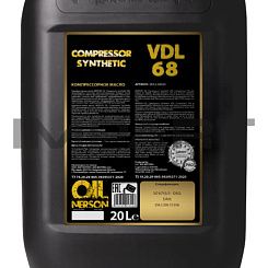 Масло компрессорное NERSON OIL Synthetic VDL 68 20л (РАО) Nerson