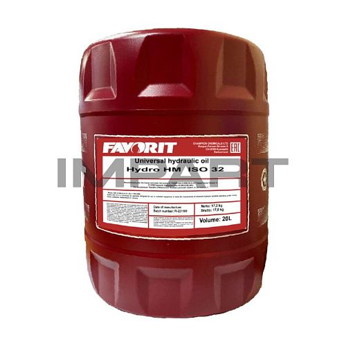 Масло гидравлическое Favorit Hydro HM ISO 32 (20 л)